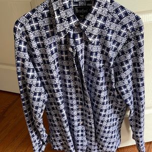 Awesome VINTAGE 70s long sleeve disco shirt